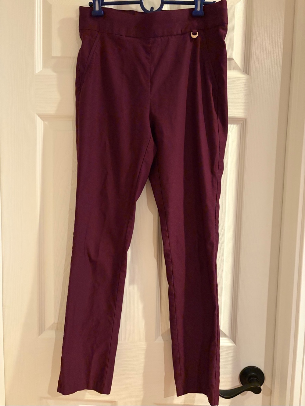 Women's Rafaella Plum Straight-Leg Pants-Size 6